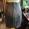 Jupe cuir Jean Claude Jitrois vintage TS