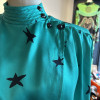 Blouse Emanuel Ungaro vintage soie etoilés T42/38
