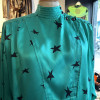 Blouse Emanuel Ungaro vintage soie etoilés T42/38