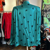 Blouse Emanuel Ungaro vintage soie etoilés T42/38