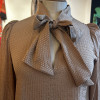 Blouse Chloé vintage soie façonnée TS