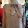 Blouse Chloé vintage soie façonnée TS