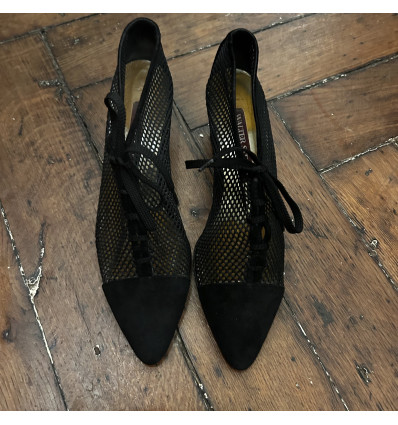 Paire de richelieus Walter Steiger résille/daim T37