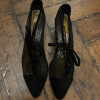 Paire de richelieus Walter Steiger résille/daim T37