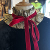 Blouse Christian DiorBoutique velours lamée TS
