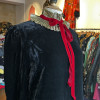 Blouse Christian DiorBoutique velours lamée TS