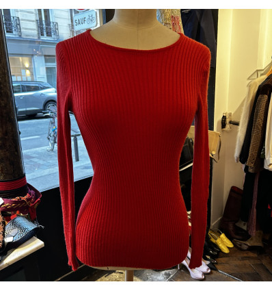 Pull cachemire/soie chaussette Celine vintage