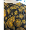 Blouse Chanel vintage soie pièces d'or monogramme