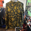 Blouse Chanel vintage soie pièces d'or monogramme