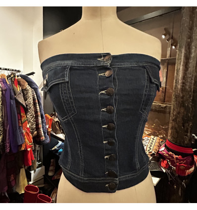 Bustier Plein Sud denim TS/36