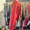 Blouse Saint-Laurent vintage T38 rubis satinée