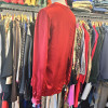 Blouse Saint-Laurent vintage T38 rubis satinée