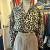 Blouse Saint-Laurent rive gauche T40 léopard