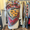 Maxi chale Lanvin vintage laine