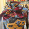 Maxi chale Lanvin vintage laine