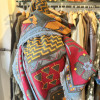 Maxi chale Lanvin vintage laine