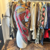 Maxi chale Lanvin vintage laine