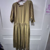 Robe Christian Dior vintage soie rayée T36 environ