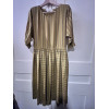 Robe Christian Dior vintage soie rayée T36 environ