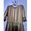 Robe Christian Dior vintage soie rayée T36 environ