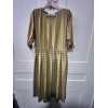Robe Christian Dior vintage soie rayée T36 environ