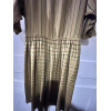 Robe Christian Dior vintage soie rayée T36 environ