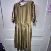 Robe Christian Dior vintage soie rayée T36 environ