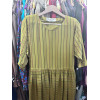 Robe Christian Dior vintage soie rayée T36 environ