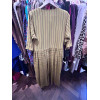 Robe Christian Dior vintage soie rayée T36 environ