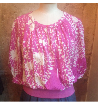 Blouse soie Miss Valentino vintage