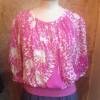 Blouse soie Miss Valentino vintage
