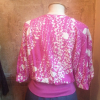 Blouse soie Miss Valentino vintage