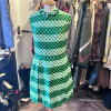 Robe soie pois Michele Morgan vintage