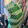 Robe soie pois Michele Morgan vintage