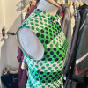 Robe soie pois Michele Morgan vintage