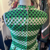 Robe soie pois Michele Morgan vintage