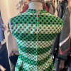 Robe soie pois Michele Morgan vintage