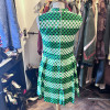Robe soie pois Michele Morgan vintage