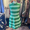 Robe soie pois Michele Morgan vintage