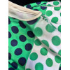 Robe soie pois Michele Morgan vintage