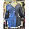Veste Anne Marie Beretta vintage gauffrée T38