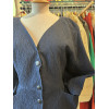 Veste Anne Marie Beretta vintage gauffrée T38