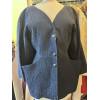 Veste Anne Marie Beretta vintage gauffrée T38