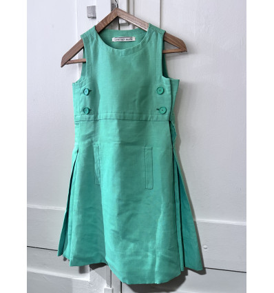 Robe Geoffrey Beene vert années 60
