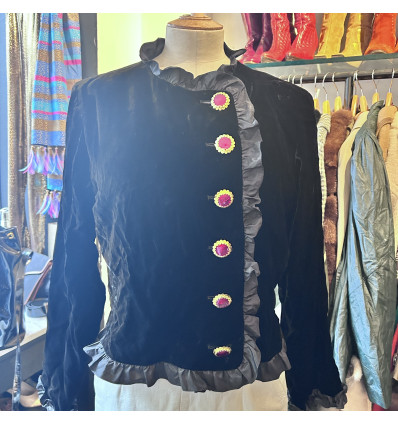 Veste légère velours Yves Saint-Laurent vintage T42/M