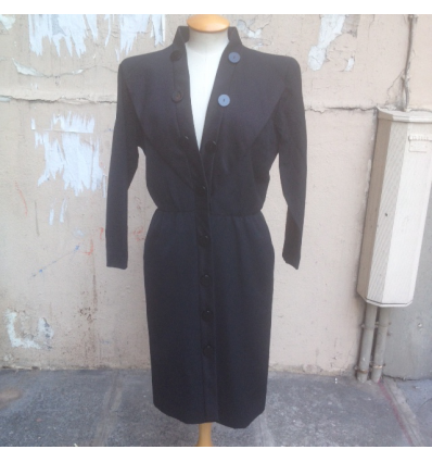 Robe smocking Saint-Laurent vintage