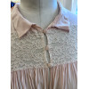 Robe soie et dentelle années 20