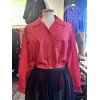 Blouse Saint-Laurent vintage coton rouge T42