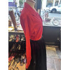 Blouse Saint-Laurent vintage coton rouge T42