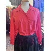 Blouse Saint-Laurent vintage coton rouge T42